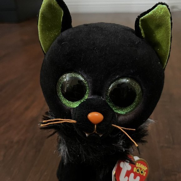 Ty Toys Ty Beanie Boos Oleander Halloween Black Cat 222 Plush